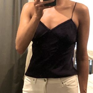 Express Design Studio deep purple tank - S